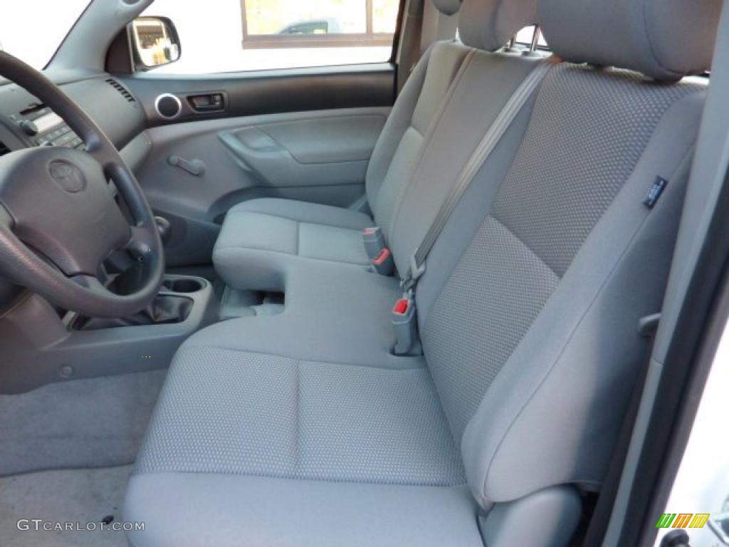 Graphite Interior 2010 Toyota Tacoma Regular Cab 4x4 Photo #40666235