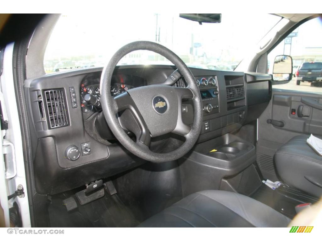Medium Pewter Interior 2010 Chevrolet Express 2500 Work Van Photo #40666411