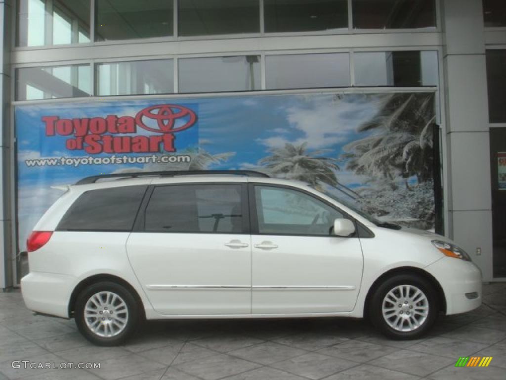 2008 Sienna Limited - Natural White / Fawn photo #1