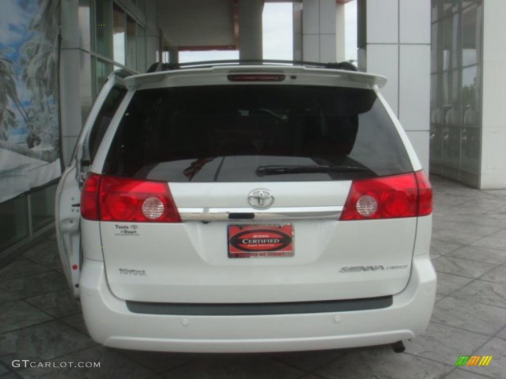 2008 Sienna Limited - Natural White / Fawn photo #6