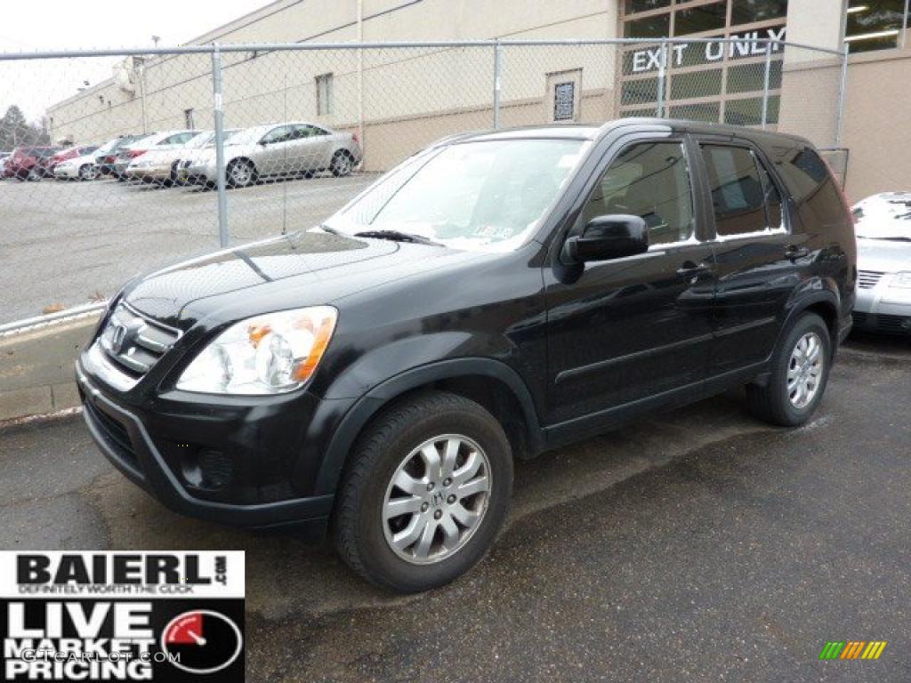 2005 CR-V Special Edition 4WD - Nighthawk Black Pearl / Black photo #3