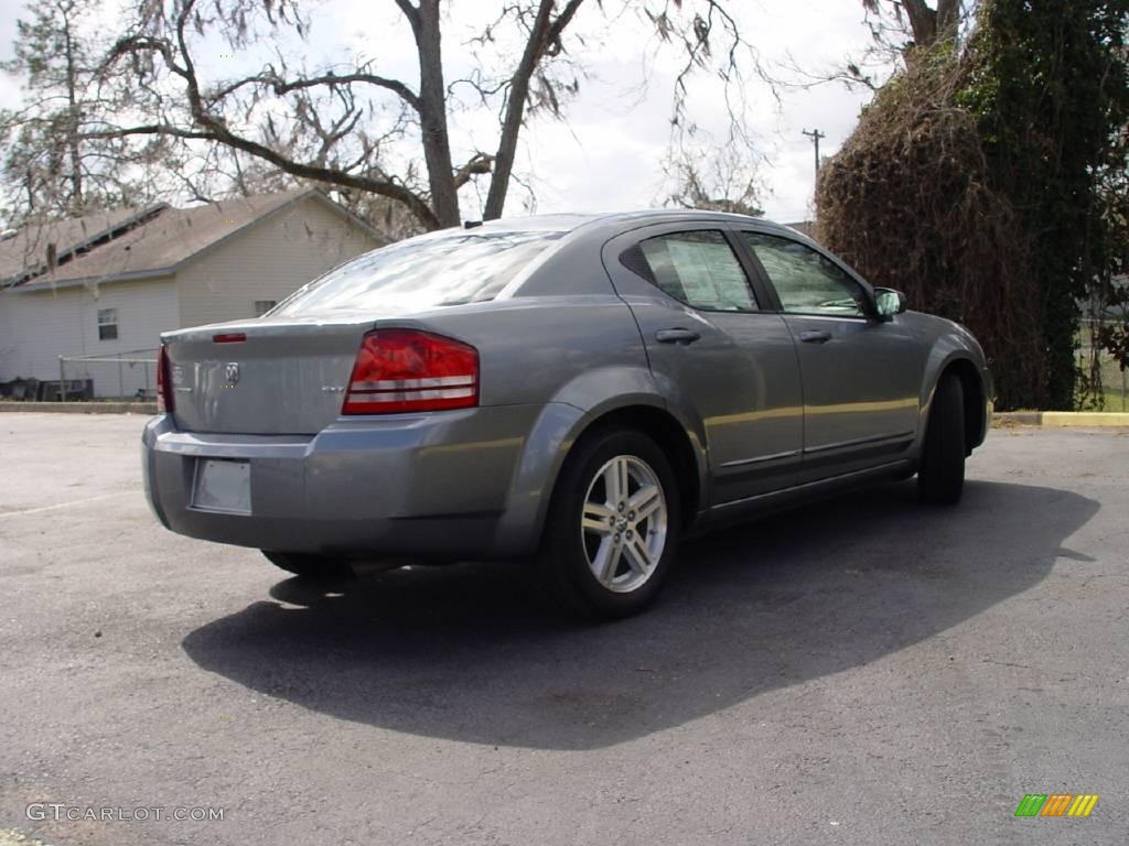 2008 Avenger SXT - Silver Steel Metallic / Dark Slate Gray/Light Slate Gray photo #3