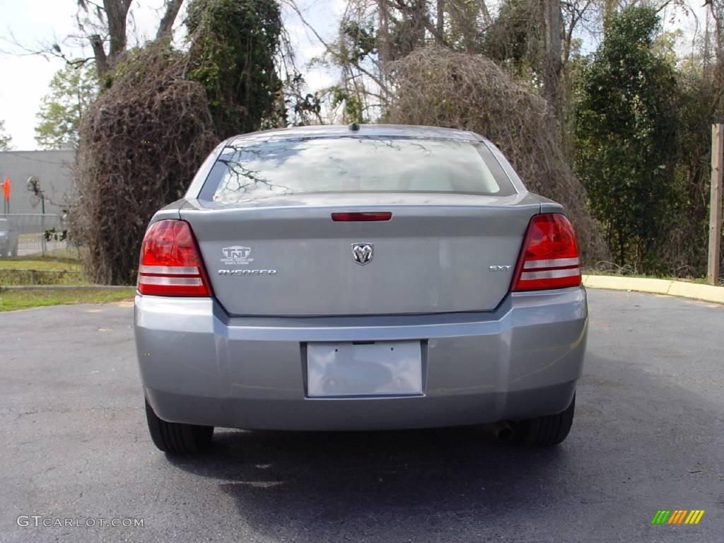 2008 Avenger SXT - Silver Steel Metallic / Dark Slate Gray/Light Slate Gray photo #4