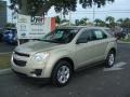 2011 Gold Mist Metallic Chevrolet Equinox LS  photo #1