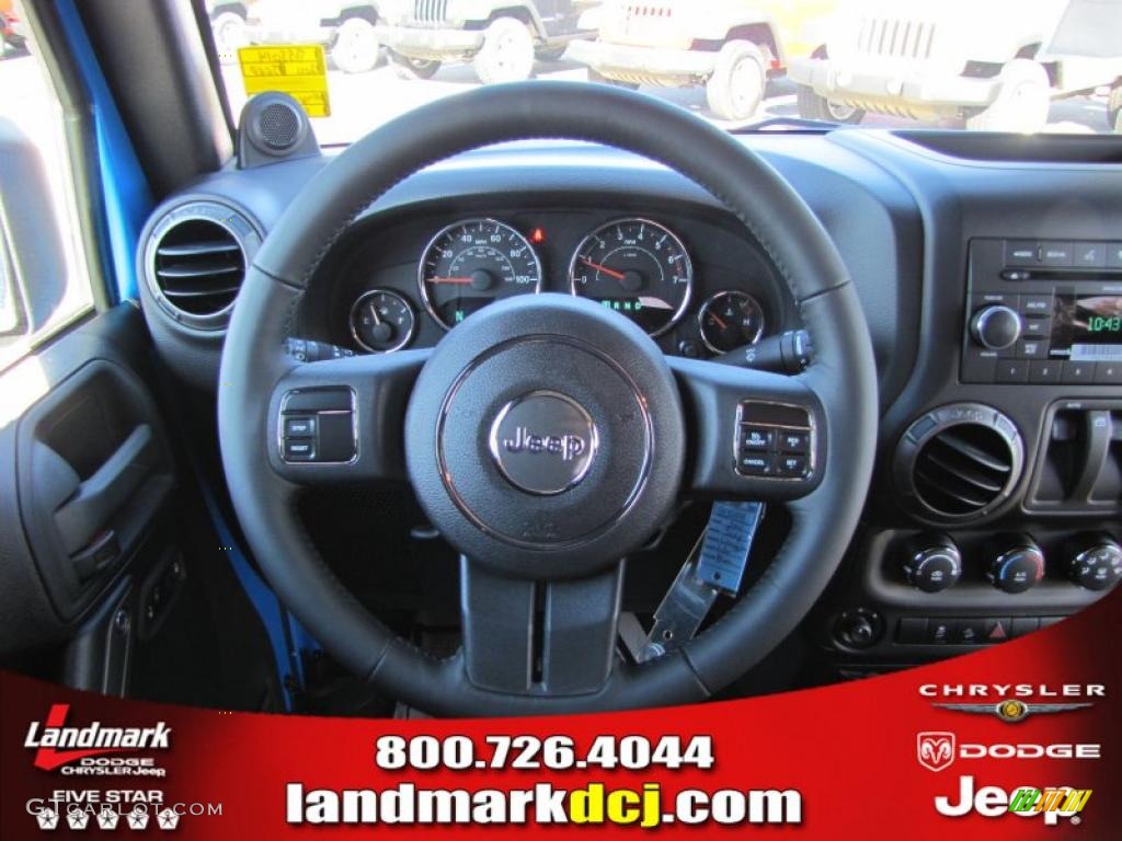 2011 Wrangler Sport S 4x4 - Cosmos Blue / Black photo #11