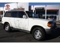 White 1995 Toyota Land Cruiser 