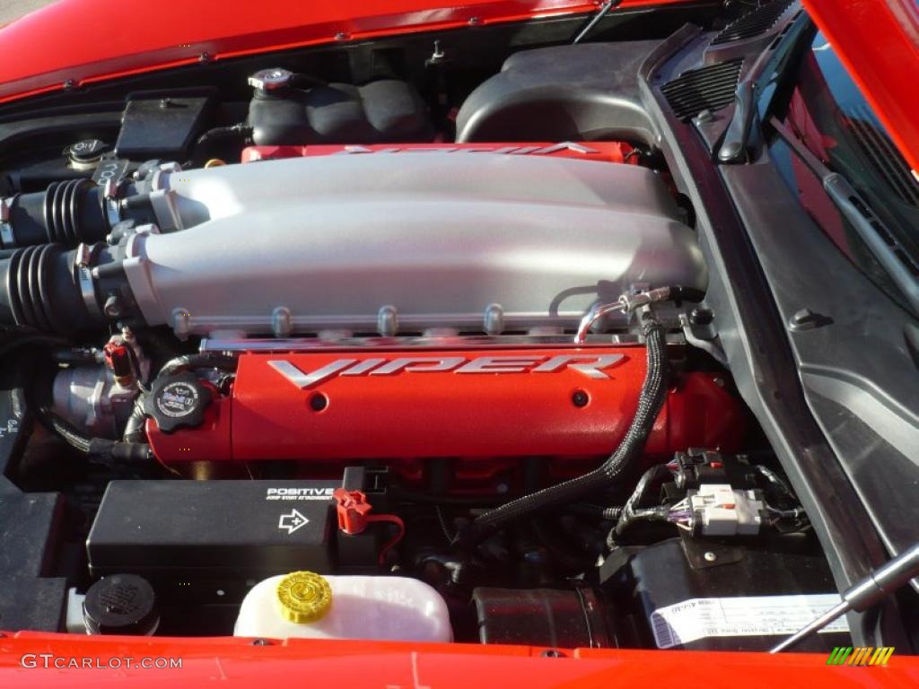 2009 Dodge Viper SRT-10 8.4 Liter OHV 20-Valve VVT V10 Engine Photo #40672022
