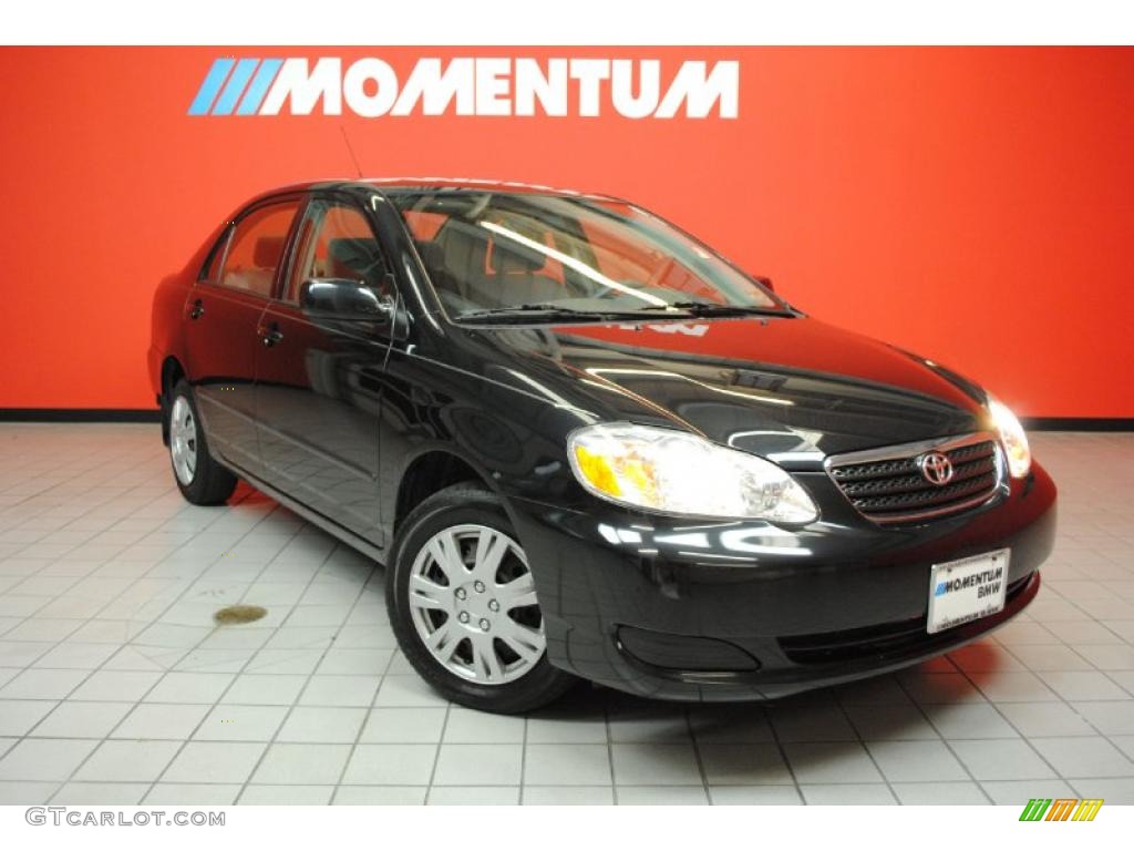 2006 Corolla CE - Black Sand Pearl / Stone photo #1