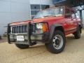 Flame Red 1996 Jeep Cherokee SE