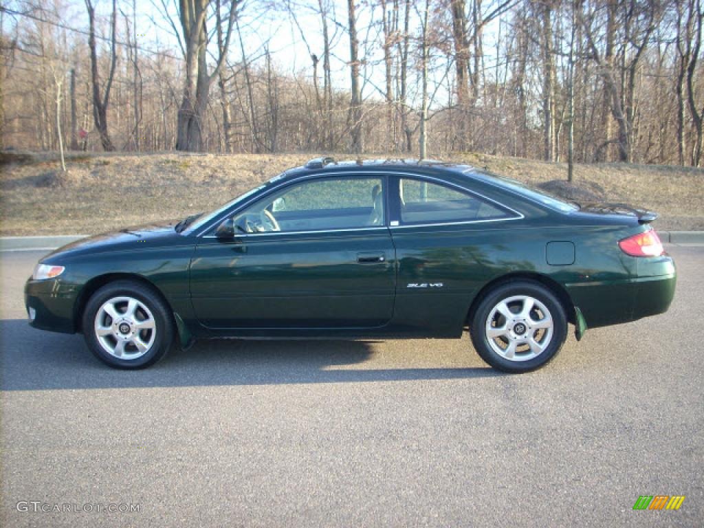 1999 Solara SLE V6 Coupe - Fairway Green Pearl / Ivory photo #6