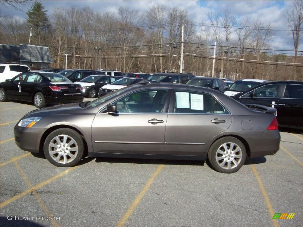Carbon Bronze Pearl 2007 Honda Accord LX V6 Sedan Exterior Photo #40676662