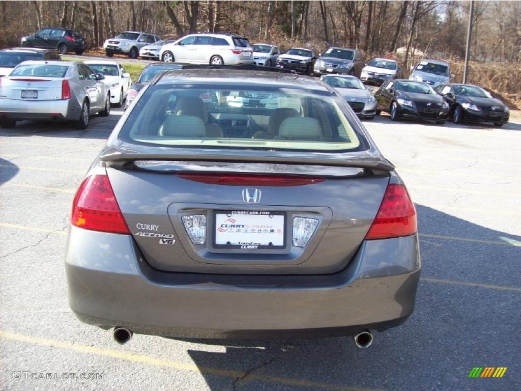 2007 Accord LX V6 Sedan - Carbon Bronze Pearl / Ivory photo #25