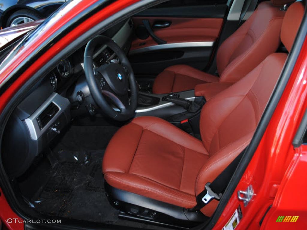 Chestnut Brown Dakota Leather Interior 2009 BMW 3 Series 328xi Sedan Photo #40677578