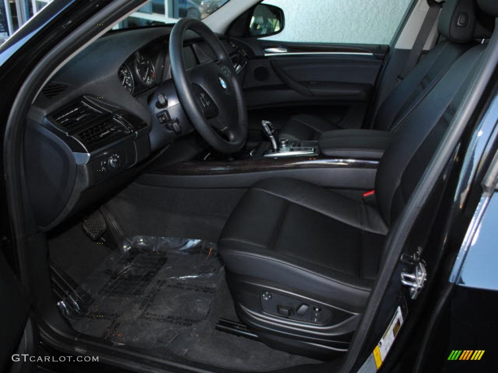 Black Interior 2010 BMW X5 xDrive35d Photo #40677878