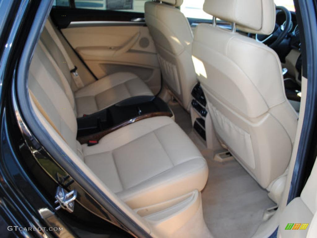 Sand Beige Interior 2010 BMW X6 xDrive50i Photo #40678186