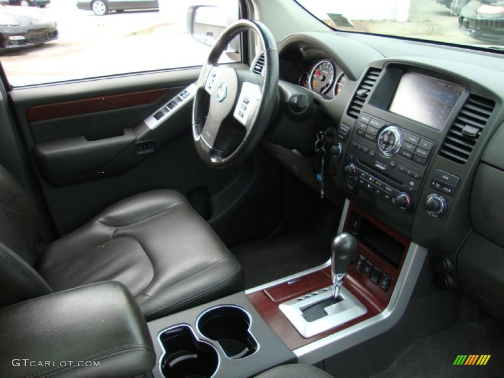 Graphite Interior 2008 Nissan Pathfinder LE V8 4x4 Photo #40679110