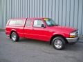 1999 Bright Red Ford Ranger XLT Extended Cab  photo #1