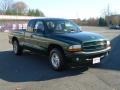 1999 Emerald Green Pearl Dodge Dakota SLT Extended Cab  photo #2