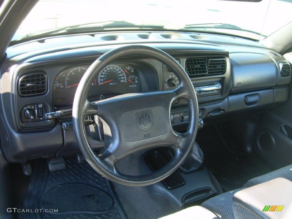 Mist Gray Interior 1999 Dodge Dakota SLT Extended Cab Photo #40680062