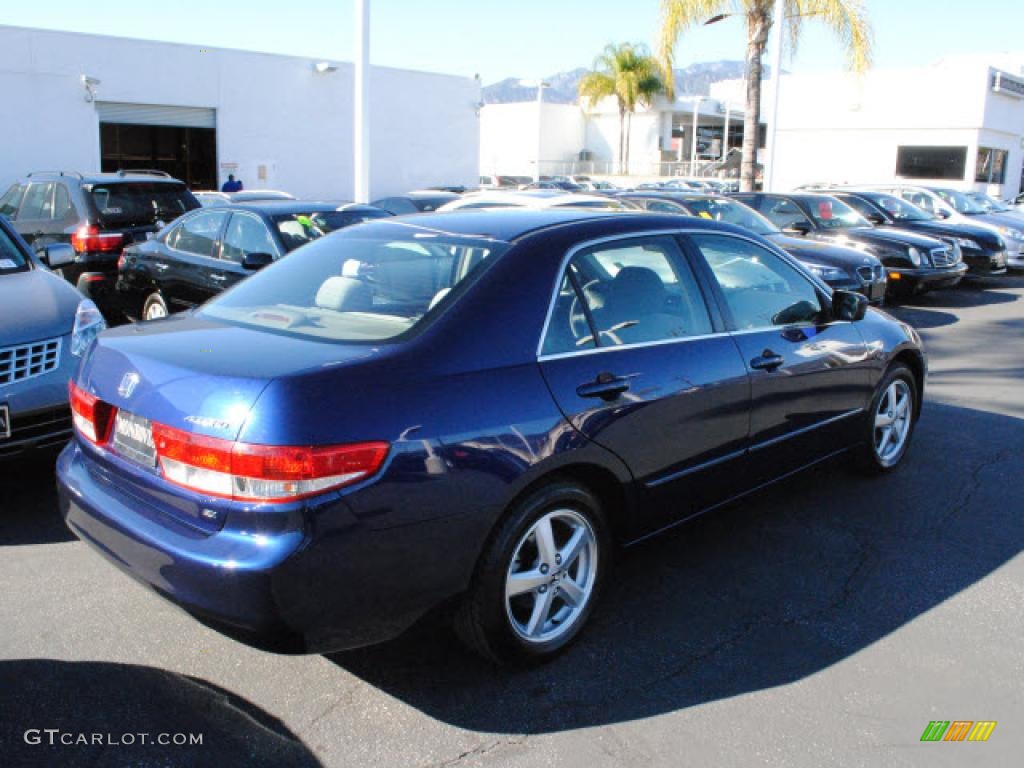 2003 Accord EX Sedan - Eternal Blue Pearl / Gray photo #8