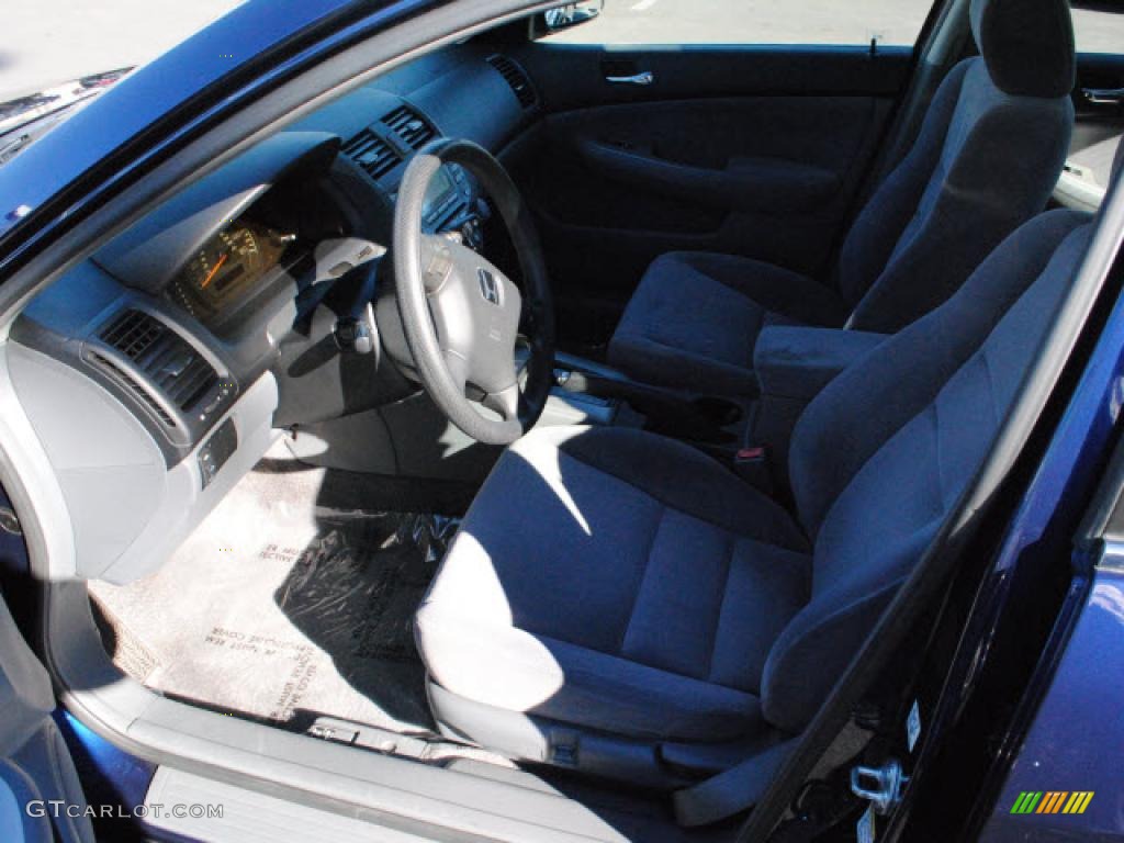 2003 Accord EX Sedan - Eternal Blue Pearl / Gray photo #13
