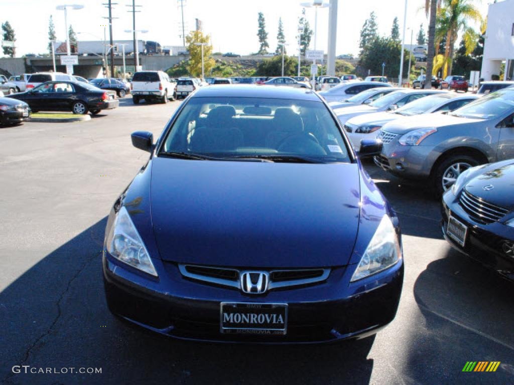 2003 Accord EX Sedan - Eternal Blue Pearl / Gray photo #24