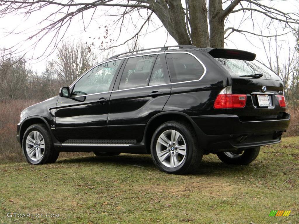 2006 X5 4.4i - Jet Black / Beige photo #5