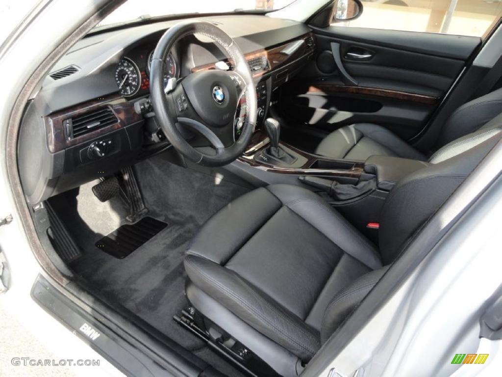 2008 3 Series 335xi Sedan - Titanium Silver Metallic / Black photo #11