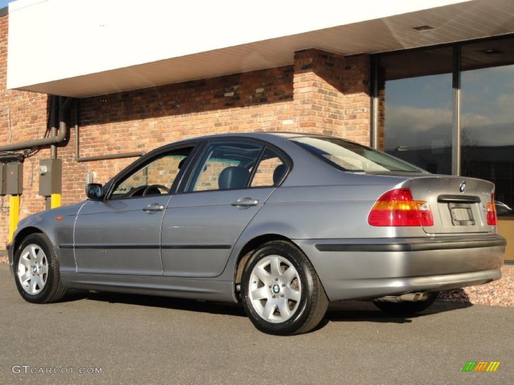 2005 3 Series 325i Sedan - Silver Grey Metallic / Black photo #4