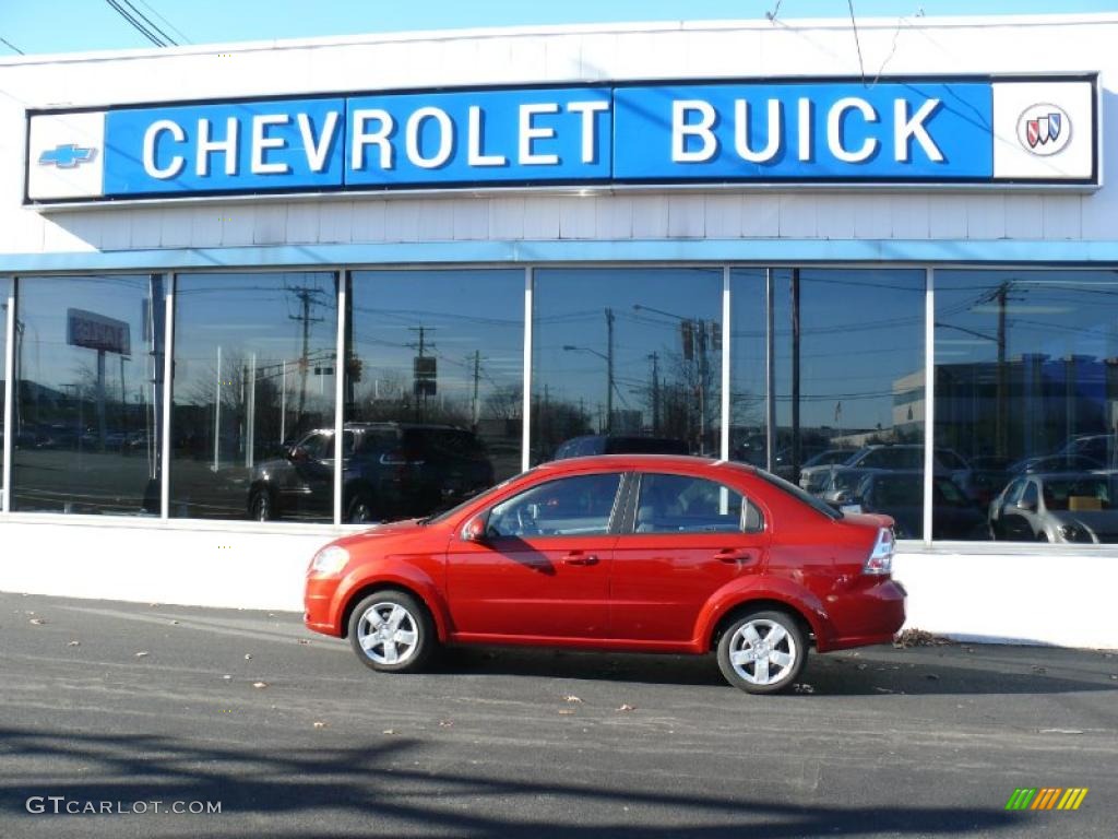 Sport Red Chevrolet Aveo