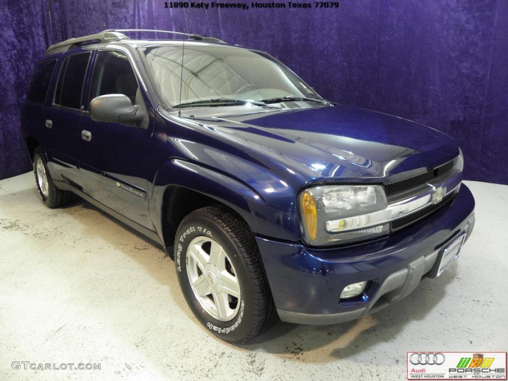 2003 TrailBlazer EXT LT - Indigo Blue Metallic / Gray photo #1