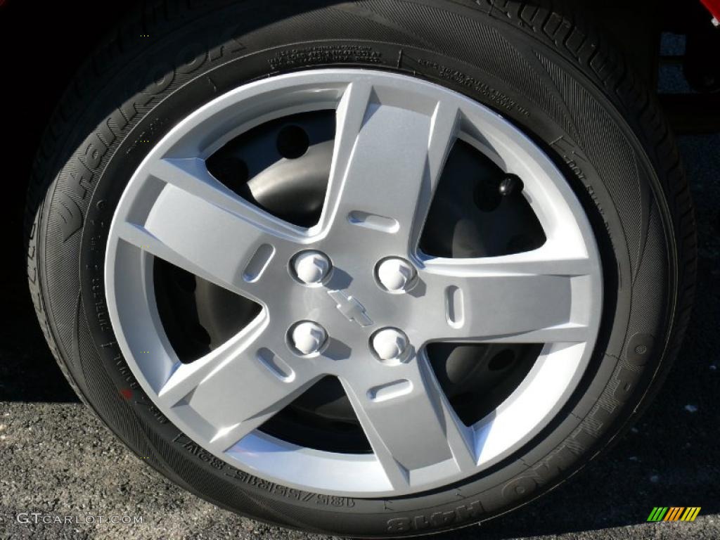2010 Aveo LT Sedan - Sport Red / Charcoal photo #14