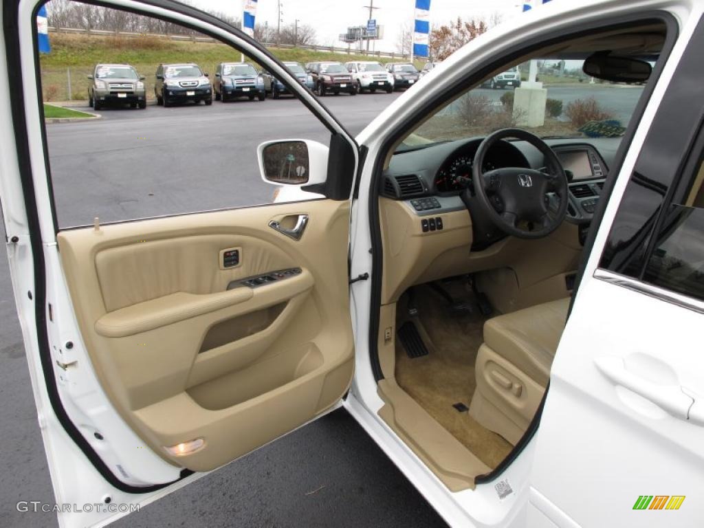 Ivory Interior 2008 Honda Odyssey Touring Photo #40683922