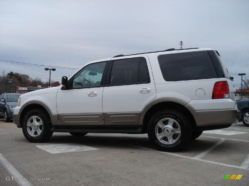 2003 Expedition Eddie Bauer - Oxford White / Medium Parchment photo #6