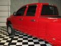 2007 Flame Red Dodge Ram 3500 Laramie Quad Cab 4x4 Dually  photo #5