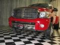 2007 Flame Red Dodge Ram 3500 Laramie Quad Cab 4x4 Dually  photo #12