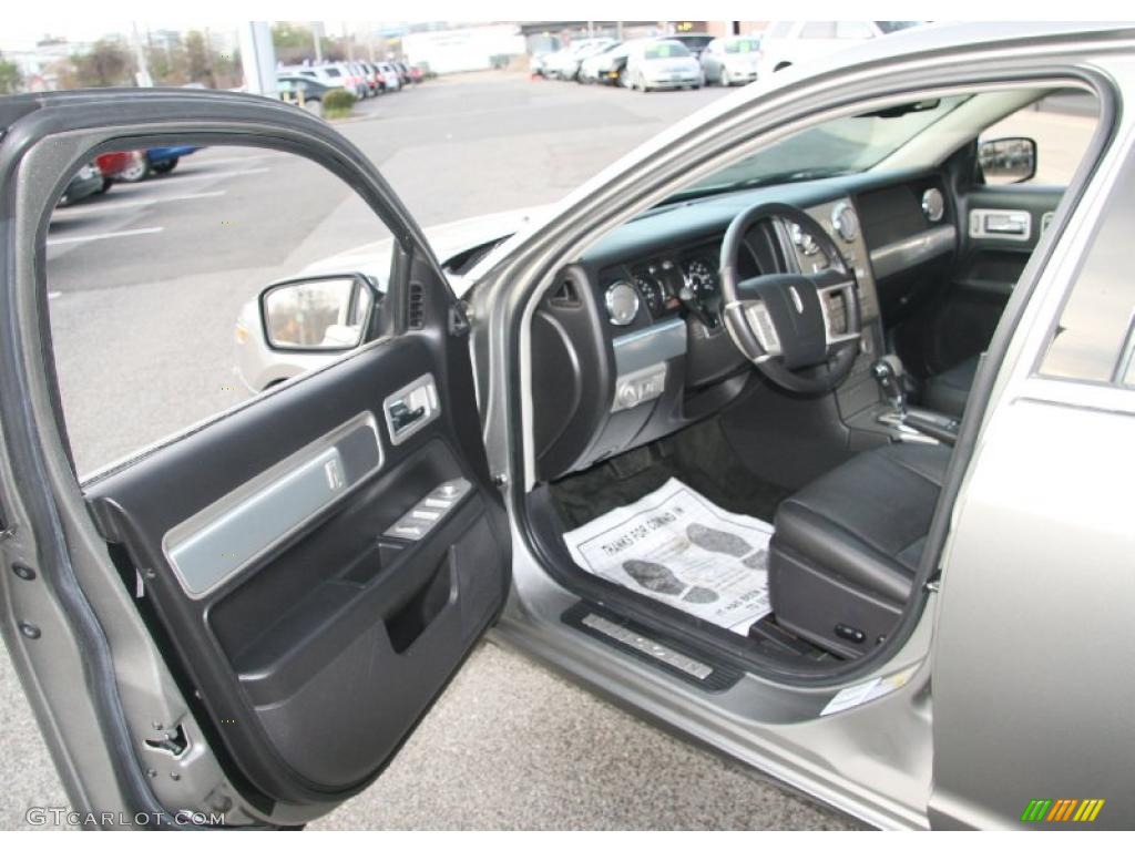 2008 MKZ AWD Sedan - Vapor Silver Metallic / Dark Charcoal photo #11