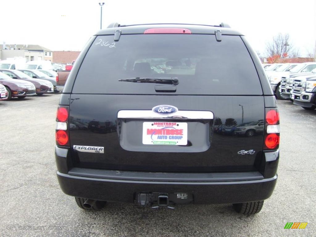 2010 Explorer XLT 4x4 - Black / Camel photo #4