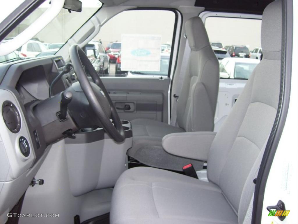 Medium Flint Interior 2011 Ford E Series Van E150 XL Cargo Photo #40686854