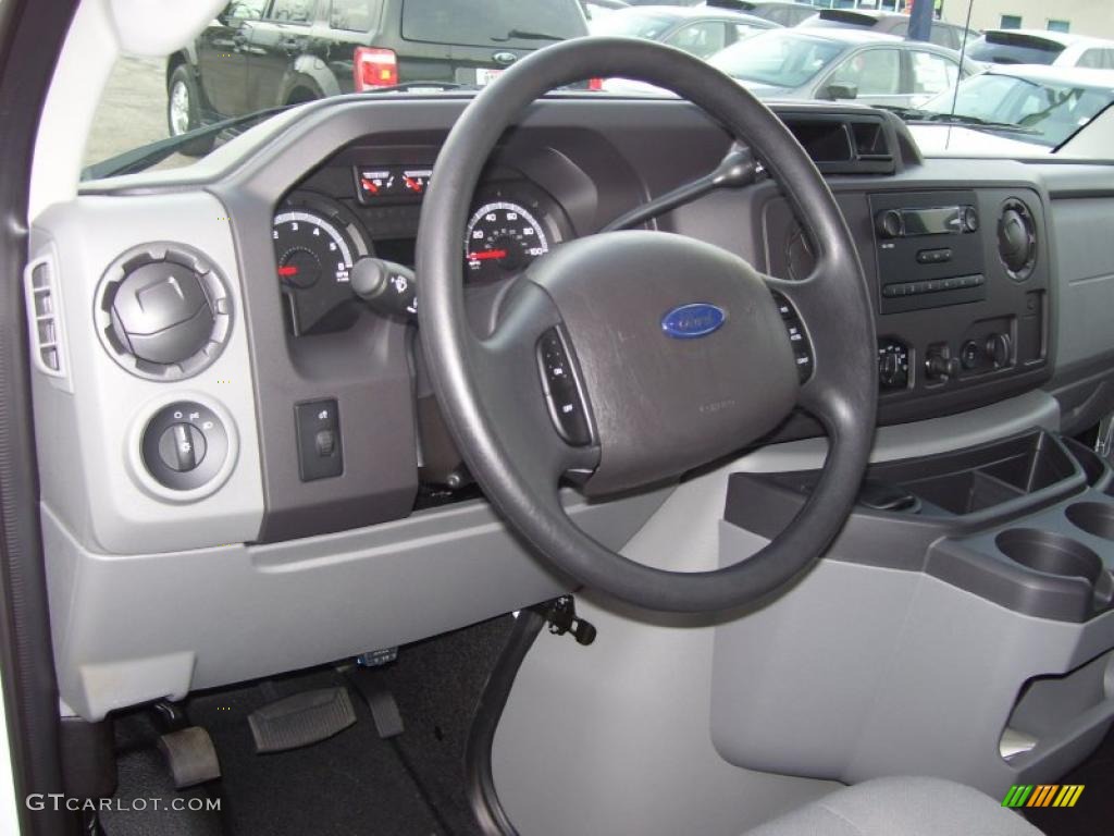 2011 Ford E Series Van E150 XL Cargo Medium Flint Dashboard Photo #40686874