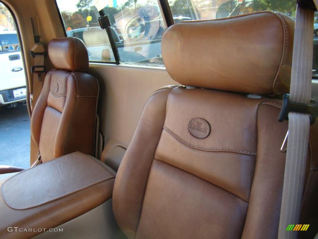 2001 F150 King Ranch SuperCrew - Charcoal Blue Metallic / Castano Brown Leather photo #13