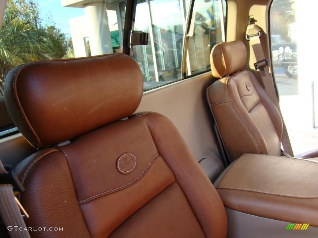2001 F150 King Ranch SuperCrew - Charcoal Blue Metallic / Castano Brown Leather photo #17