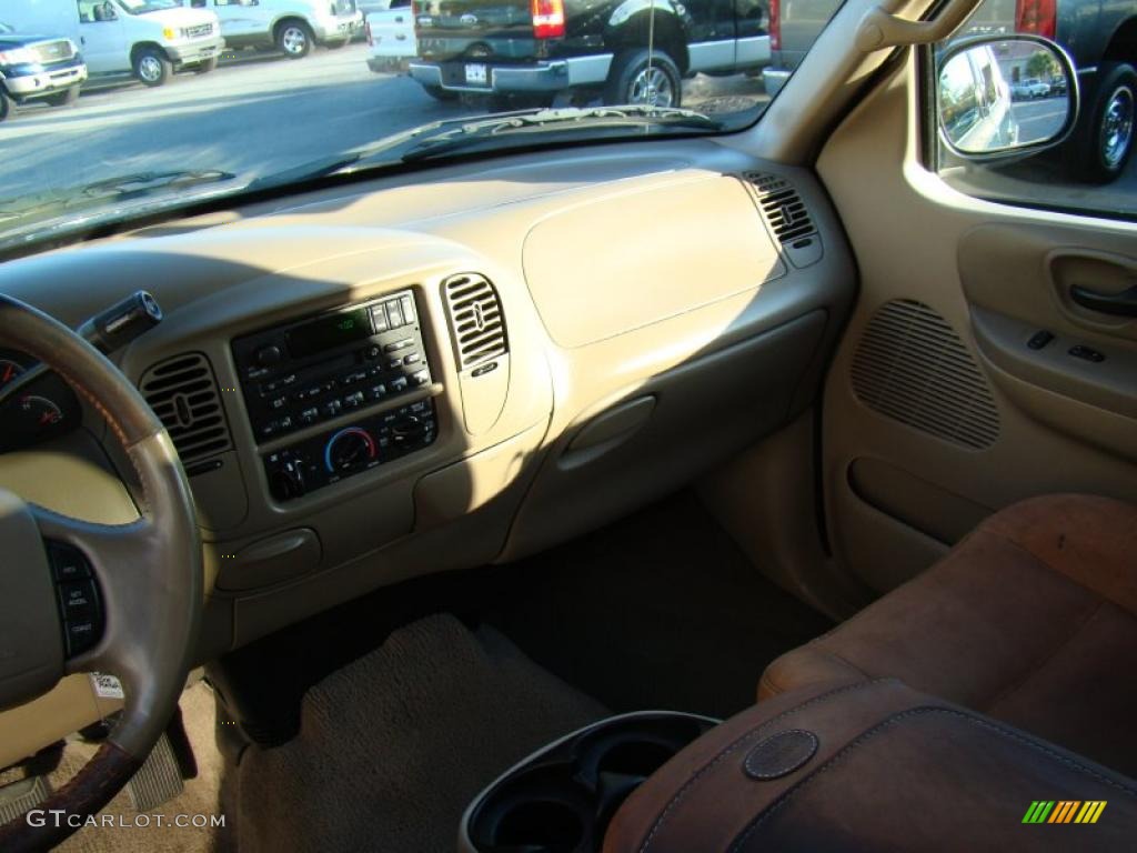 2001 F150 King Ranch SuperCrew - Charcoal Blue Metallic / Castano Brown Leather photo #20