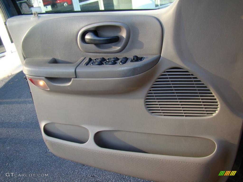 2001 F150 King Ranch SuperCrew - Charcoal Blue Metallic / Castano Brown Leather photo #21