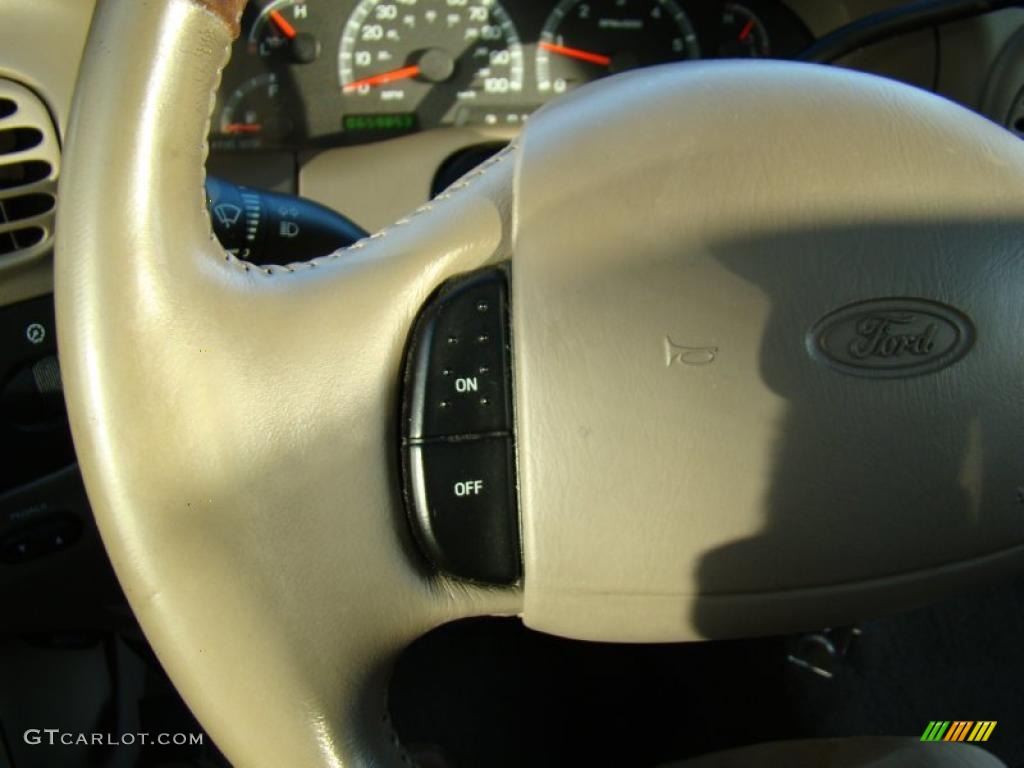 2001 F150 King Ranch SuperCrew - Charcoal Blue Metallic / Castano Brown Leather photo #25