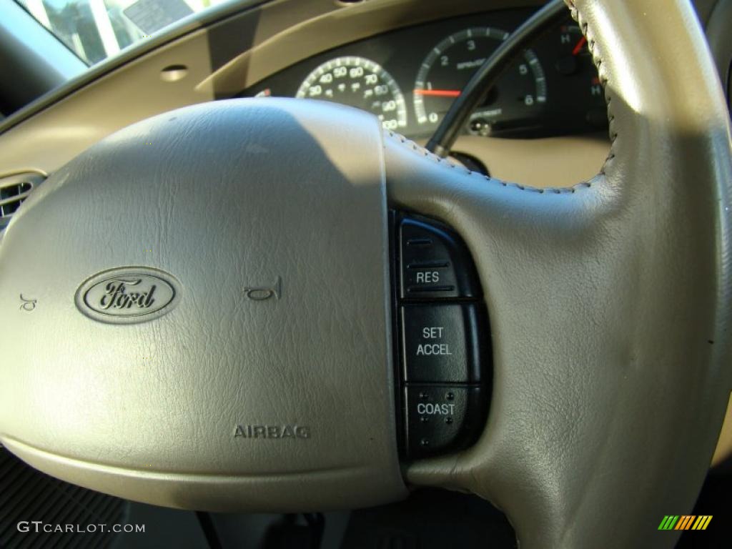 2001 F150 King Ranch SuperCrew - Charcoal Blue Metallic / Castano Brown Leather photo #26