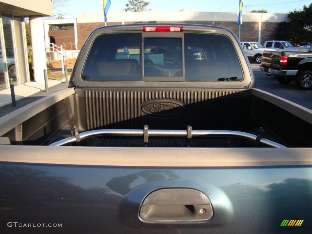 2001 F150 King Ranch SuperCrew - Charcoal Blue Metallic / Castano Brown Leather photo #36