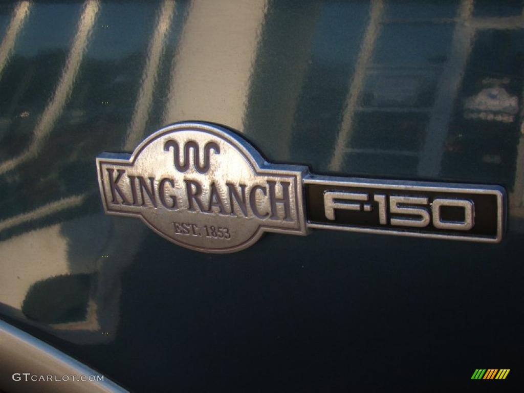 2001 F150 King Ranch SuperCrew - Charcoal Blue Metallic / Castano Brown Leather photo #38