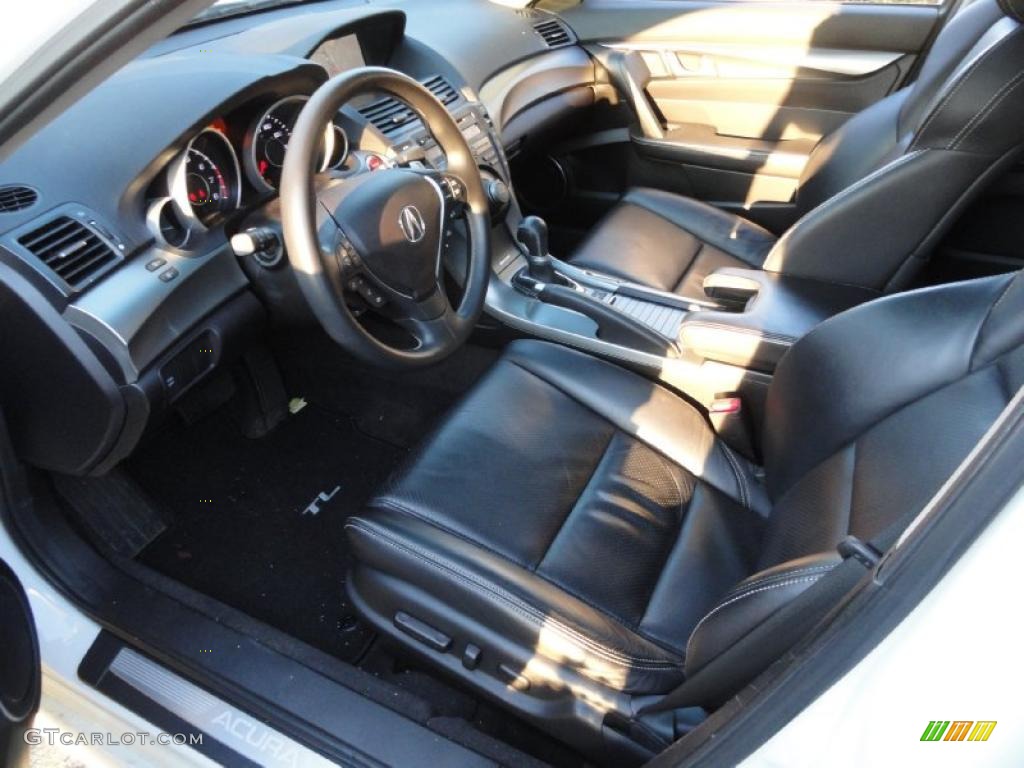 Ebony Interior 2009 Acura TL 3.7 SH-AWD Photo #40688274