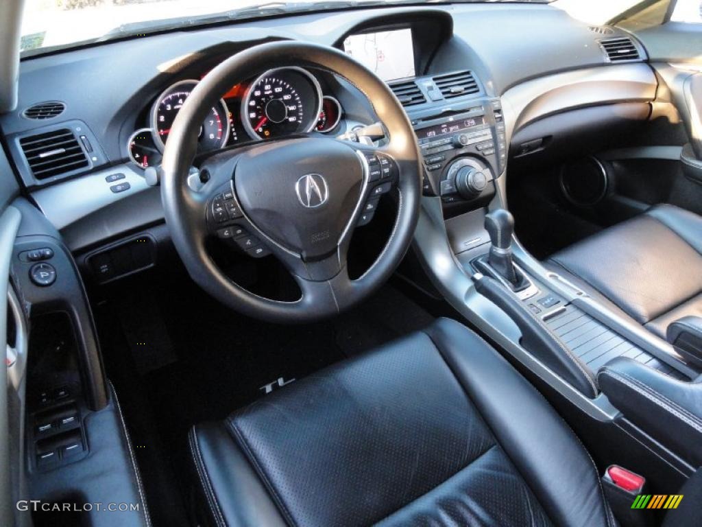 Ebony Interior 2009 Acura TL 3.7 SH-AWD Photo #40688290